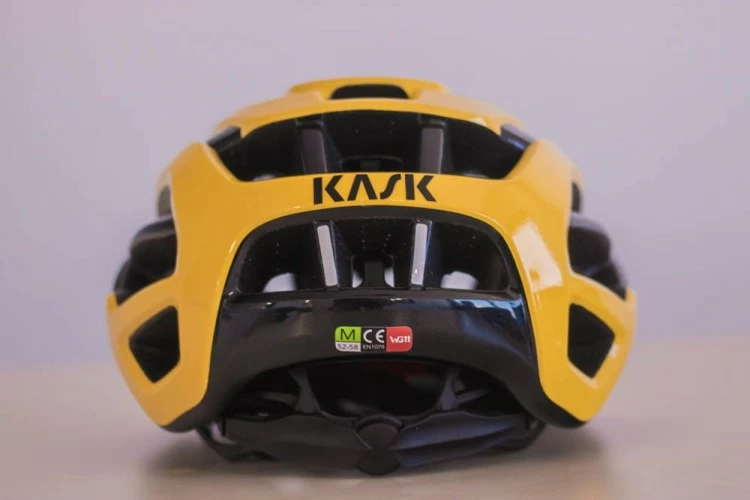 CASCO BICICLETA KASK VALEGRO WG11 AMARILLO ORIGINAL - Imagen 3
