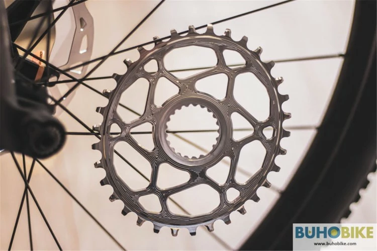 AbsoluteBLACK PLATO ABSOLUTE BLACK MTB OVALADO SHIMANO 34DM 12 VEL